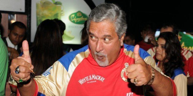 Dr Vijay Mallya acknowledges big victory over Pune during after match party on April 30, 2011at Bangalore