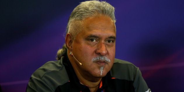 AUSTIN, TX - OCTOBER 23: Force India Chairman Vijay Mallya attends a press conference after practice for the United States Formula One Grand Prix at Circuit of The Americas on October 23, 2015 in Austin, United States. (Photo by Mark Thompson/Getty Images)