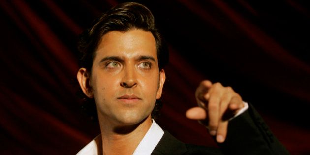 Bollywood actor Hrithik Roshan attends the music release of his Hindi movie