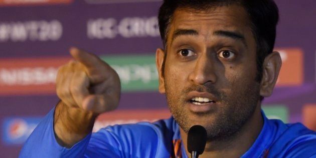 KOLKATA, INDIA - MARCH 8: Indian captain MS Dhoni holds his pre-tournament ICC T20 World Cup 2016 press conference at Taj, on March 8, 2016 in Kolkata, India. Dhoni said that his team cannot afford to take things for granted given the format's fickle nature. He also said, âI think we are running on sixth gear. Technology has gone into the eighth gear but the kind of stuff we are doing on the field is adequate for any level of game. We have to see the focus should be on from the very first ball. I think everything is set, there're not anymore gears to operate on. I am really quite happy with the progress.â (Photo by Ashok Nath Dey/Hindustan Times via Getty Images)