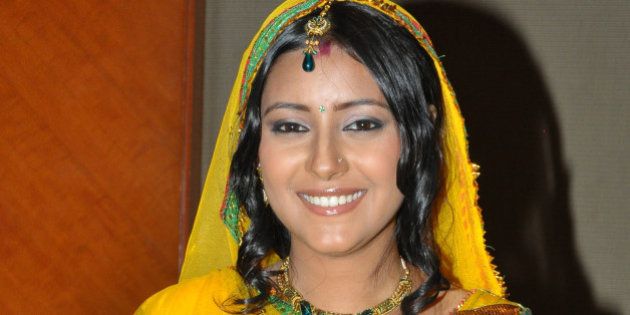 MUMBAI, INDIA ï¿½ JULY 23: Pratyusha Banerjee, who plays the new grown-up Anandi in the serial Ballika Vadhu, during a press conference in Mumbai on July 23, 2010. (Photo by Yogen Shah/India Today Group/Getty Images)