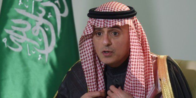 Saudi Minister of Foreign Affairs, Adel al-Jubeir, gives an interview to AFP at his ministry in the capital Riyadh on February 18, 2016.Saudi Arabia's military intervention in Yemen will continue until the country's legitimate government is fully restored to power, the Saudi foreign minister said. / AFP / FAYEZ NURELDINE (Photo credit should read FAYEZ NURELDINE/AFP/Getty Images)