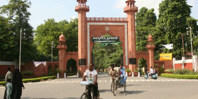 INDIA - SEPTEMBER 09: View of the Aligarh Muslim University Campus in Uttar Pradesh, India (Photo by Hemant Chawla/The India Today Group/Getty Images)