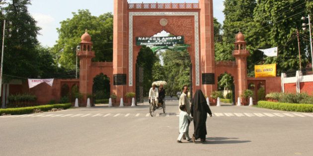 INDIA - SEPTEMBER 09: View of the Aligarh Muslim University Campus in Uttar Pradesh, India (Photo by Hemant Chawla/The India Today Group/Getty Images)
