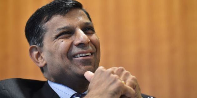 Reserve Bank of India (RBI) governor, Raghuram Rajan speaks during an event in central London on May 13, 2016.India's consumer prices rose 5.4 percent in April from a year earlier, the statistics ministry said Thursday, a sharper increase than economists had expected, driven up by higher food prices. / AFP / BEN STANSALL (Photo credit should read BEN STANSALL/AFP/Getty Images)