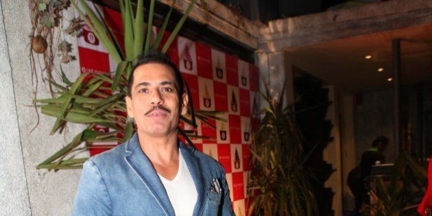 NEW DELHI, INDIA - FEBRUARY 17: Entrepreneur Robert Vadra at Red Mango Anniversary Party at Ludus, Saket on February 17, 2013 in New Delhi, India. (Photo By Manoj Verma/Hindustan Times via Getty Images)