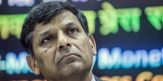 Raghuram Rajan, governor of the Reserve Bank of India (RBI), listens during a news conference in Mumbai, India, on Tuesday, June 7, 2016. Rajan urged patience regarding his future plans after holding interest rates at a five-year low. Photographer: Prashanth Vishwanathan/Bloomberg via Getty Images