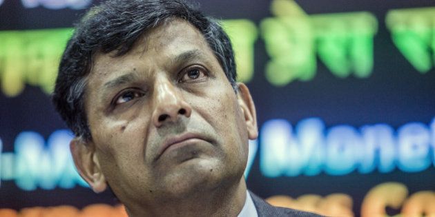 Raghuram Rajan, governor of the Reserve Bank of India (RBI), listens during a news conference in Mumbai, India, on Tuesday, June 7, 2016. Rajan urged patience regarding his future plans after holding interest rates at a five-year low. Photographer: Prashanth Vishwanathan/Bloomberg via Getty Images