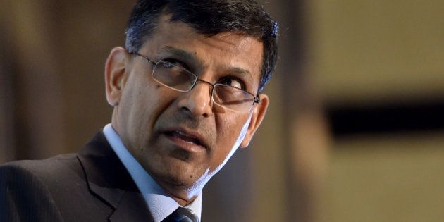 Reserve Bank of India Governor Raghuram Rajan speaks during an interactive meeting with industry and trade organisations organised by The Associated Chambers of Commerce and Industry of India (ASSOCHAM) in Bangalore on June 22, 2016. India's outgoing central bank governor Raghuram Rajan urged his successor on June 20 to 'stay the course' on pushing down inflation, in his first comments since he announced he was stepping down. The popular Reserve Bank of India chief said in a statement released on June 18 he would be returning to academia when his term as RBI governor finishes in September 2016, ending months of intense speculation over his future. / AFP / Manjunath Kiran (Photo credit should read MANJUNATH KIRAN/AFP/Getty Images)