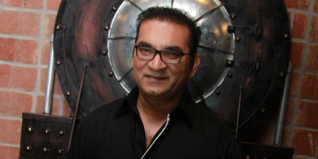 NEW DELHI, INDIA - JUNE 5: Bollywood singer Abhijeet Bhattacharya during the launch party of a new restaurant Hybrid on June 5, 2015 in New Delhi, India. (Photo by Wassem Gashroo/Hindustan Times via Getty Images)
