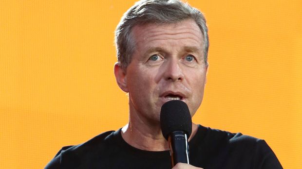 Congressman Charlie Dent speaks at the Global Citizen Festival in Central Park on Saturday, Sept. 23, 2017, in New York. (Photo by Greg Allen/Invision/AP)