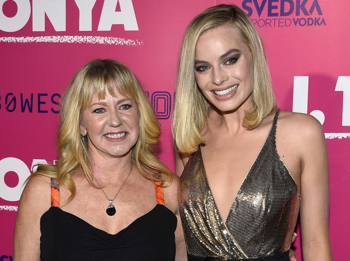 Tonya with Margot Robbie, who portrayed her on the big screen 
