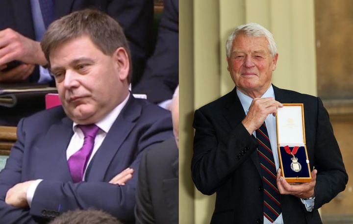 Tory MP Andrew Bridgen, left, and the late Lord Ashdown 