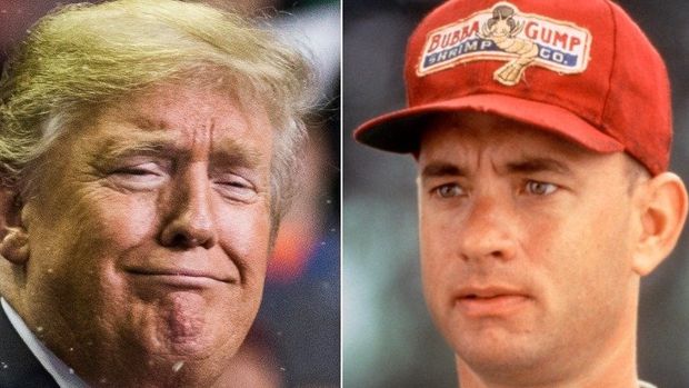 Donald Trump and Forrest Gump