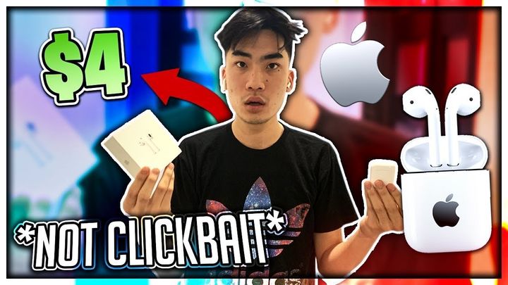 Bryan "RiceGum" Le posted the Mystery Brand-sponsored video "How I Got AirPods For $4" on his channel.