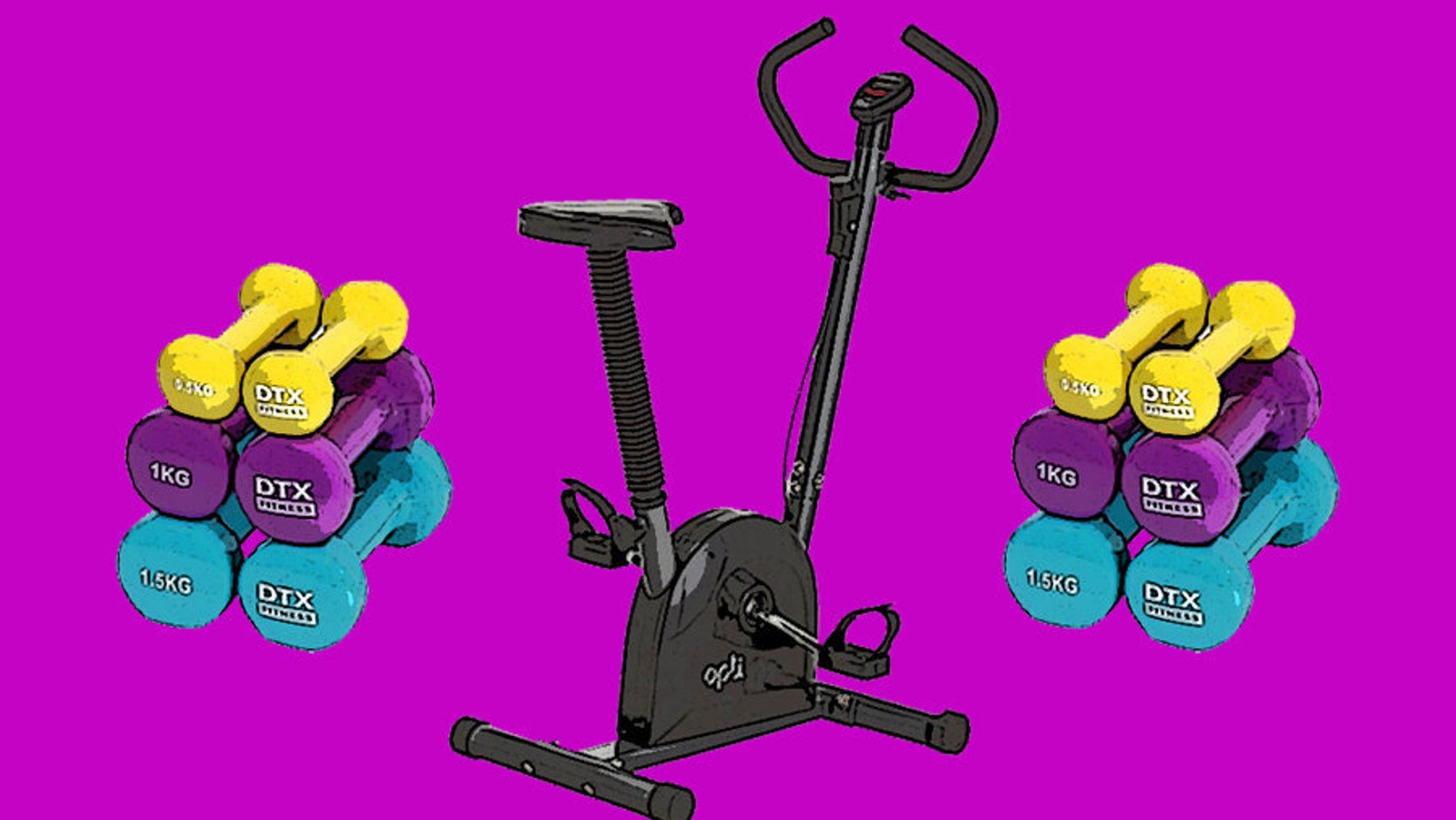 York exercise on sale bike argos