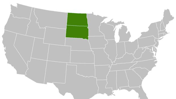 what if North and south dakota were merged into Megakota