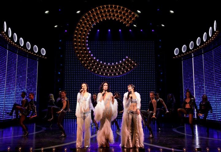 Teal Wicks, Stephanie J. Block and Michaela Diamond play Cher at different stages of her life and career in "The Cher Show," now on Broadway. 