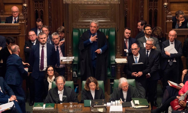 Bercow im Unterhaus.