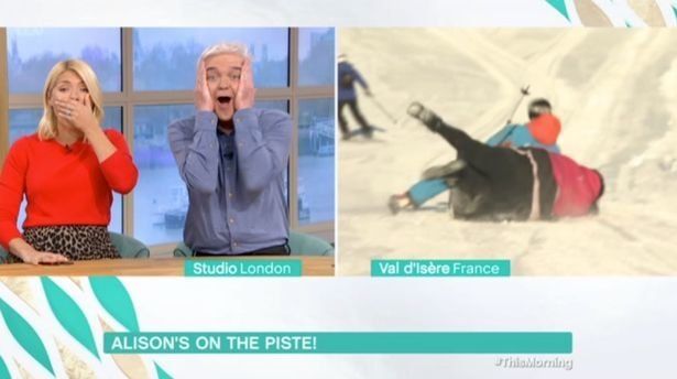 Alison Hammond took a tumble on Thursday's 'This Morning'