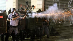 Proibido disparar contra pessoas em
