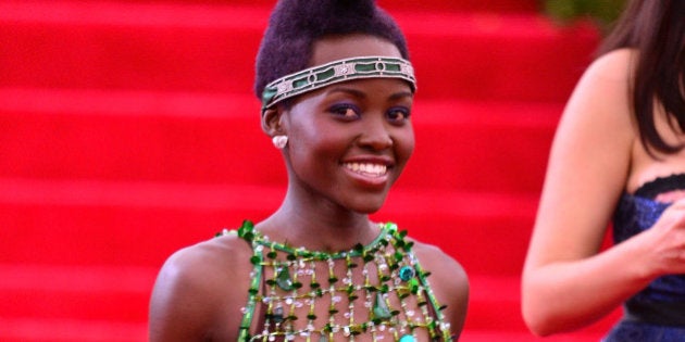 NEW YORK, NY - MAY 05: Lupita Nyong'o attends the 'Charles James: Beyond Fashion' Costume Institute Gala at the Metropolitan Museum of Art on May 5, 2014 in New York City. (Photo by James Devaney/GC Images)