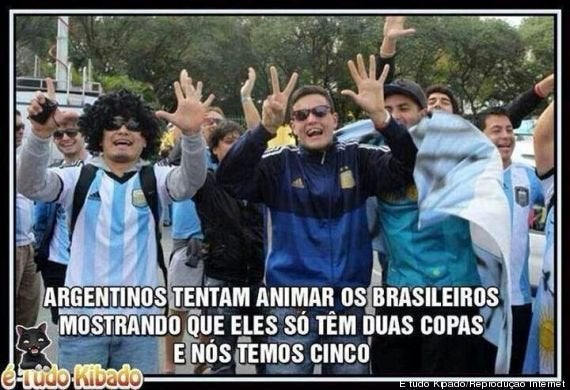 Messi viu o Brasil ser campeão do mundo, mas não viu a