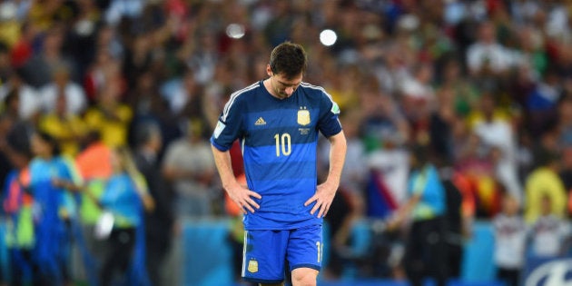 Messi viu o Brasil ser campeão do mundo, mas não viu a