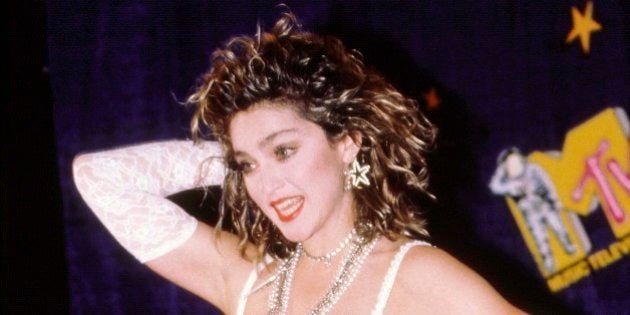 UNITED STATES - SEPTEMBER 14: Photo of MADONNA; Madonna after the 1st MTV Music Awards (Photo by Ebet Roberts/Redferns)