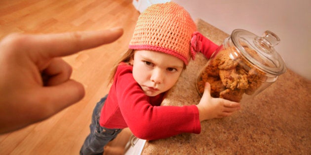 Child gets in trouble for sneaking cookies