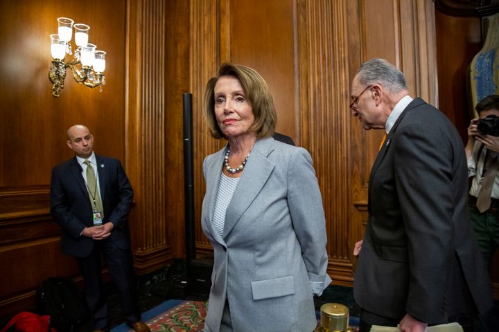 House Speaker Nancy Pelosi (D-Calif.) said Democrats plan to move forward with bills to fund the government -- but not President Donald Trump's border wall.