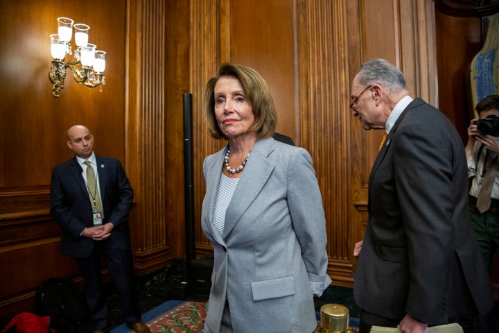 House Speaker Nancy Pelosi (D-Calif.) said Democrats plan to move forward with bills to fund the government -- but not President Donald Trump's border wall.