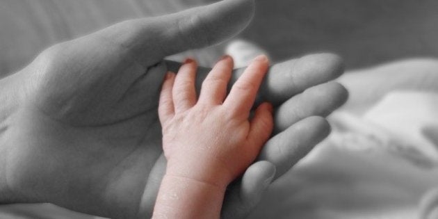 Mamma & figlio.La manina di mio figlio!The little hand of my son!