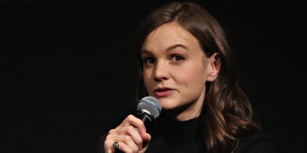 NEW YORK, NY - NOVEMBER 18: Actress Carey Mulligan speaks during The SAG-AFTRA Foundation's Conversations Series Presents: Carey Mulligan at NYIT Auditorium on Broadway on November 18, 2015 in New York City. (Photo by Cindy Ord/Getty Images)