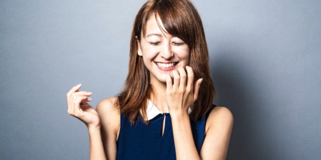 Portrait of Asian woman,smiling