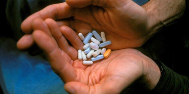 Human Immunodeficiency/Acquired Immune Deficiency Syndrome cocktail is taken twice daily. It is a mixture of protease inhibitors and vitamins