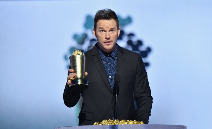 Chris Pratt receives the Generation Award at the MTV Movie & TV Awards.