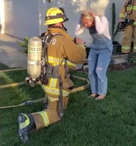 Firefighter Fakes Blaze At His Own House So He Can Propose To His Girlfriend HuffPost Weird News pic