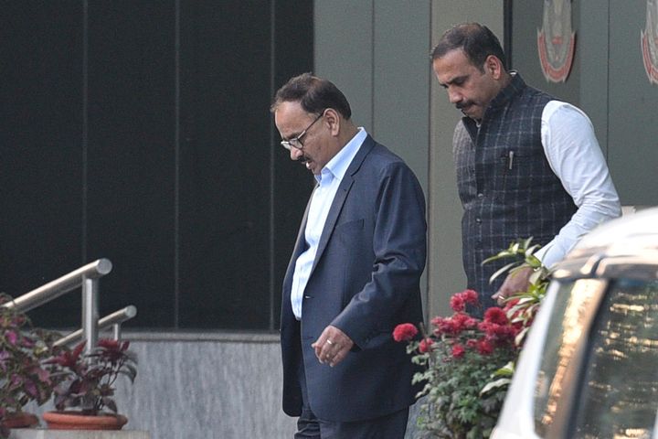 Alok Verma seen after taking charge of his office, at CBI headquarters, Lodhi road on 9 January 2019 in New Delhi. 