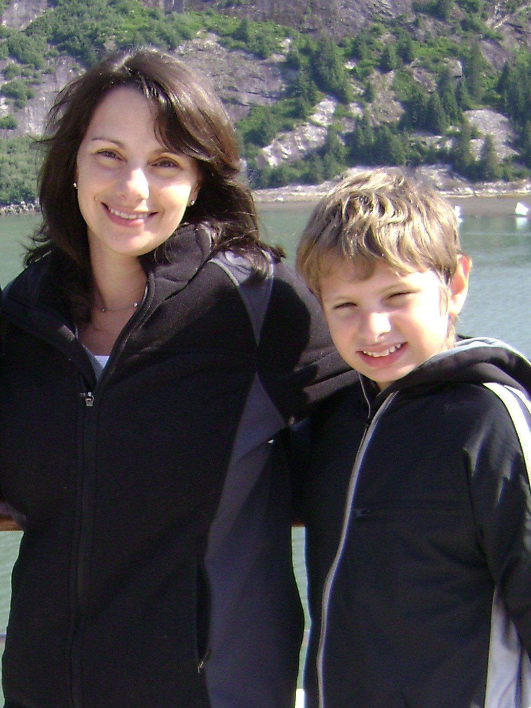 Caryn and Robby in Alaska in 2008.