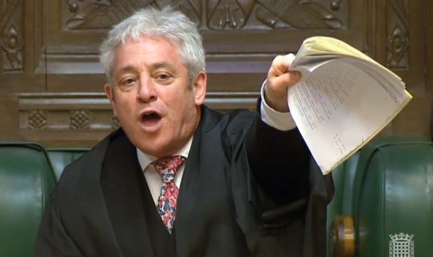 Bercow will announce the results of the meaningful vote 