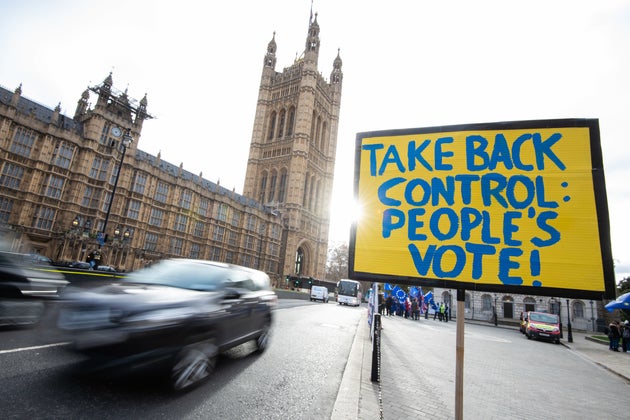 A cross-party group of MPs who back a People's Vote will meet near Parliament on Wednesday morning.