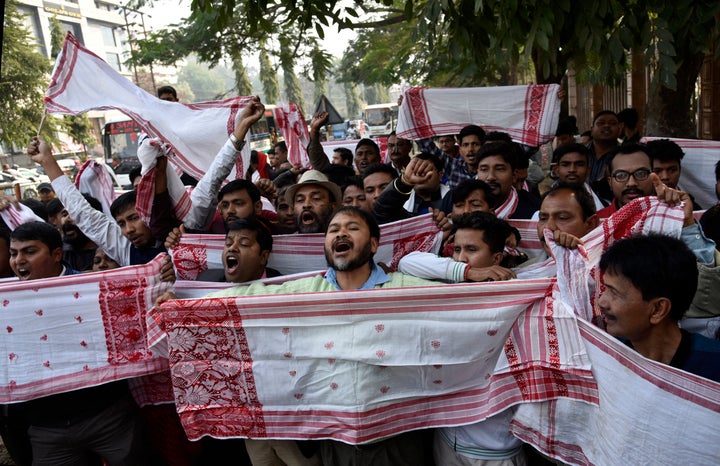 Protests against the Citizenship Amendment Bill.