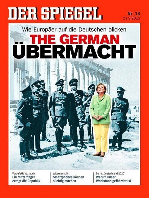 Το εν λόγω εξώφυλλο του περιοδικού Spiegel 