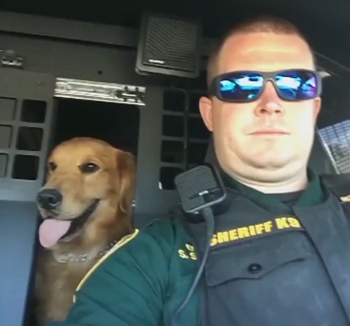 Brevard County Sheriff’s Deputy Scott Stewart and his K-9 partner, Jake.