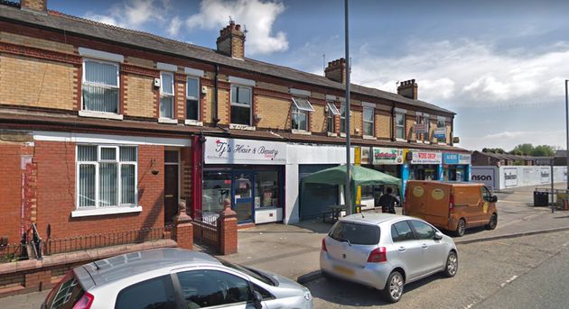 The incident took place at a cafe off Princess Road in Manchester's Moss Side.