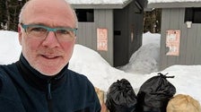 Oregon Governor's Husband Cleans Up National Forest Loos, Bills Trump