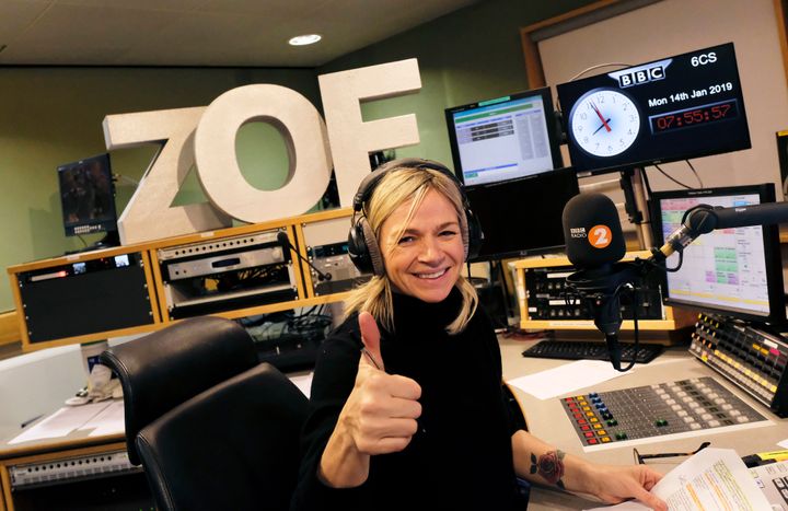 Zoe Ball has made her debut as the host of the Radio 2 Breakfast Show