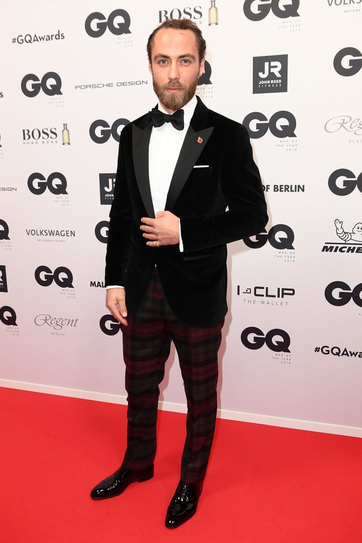 James Middleton arrives for the 20th GQ Men of the Year Award on Nov.8, 2018 in Berlin, Germany.