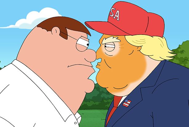 Peter Griffin faces off against Donald Trump on the Jan. 13 episode of "Family Guy."